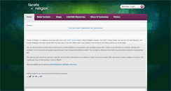 Desktop Screenshot of facetsofreligion.com